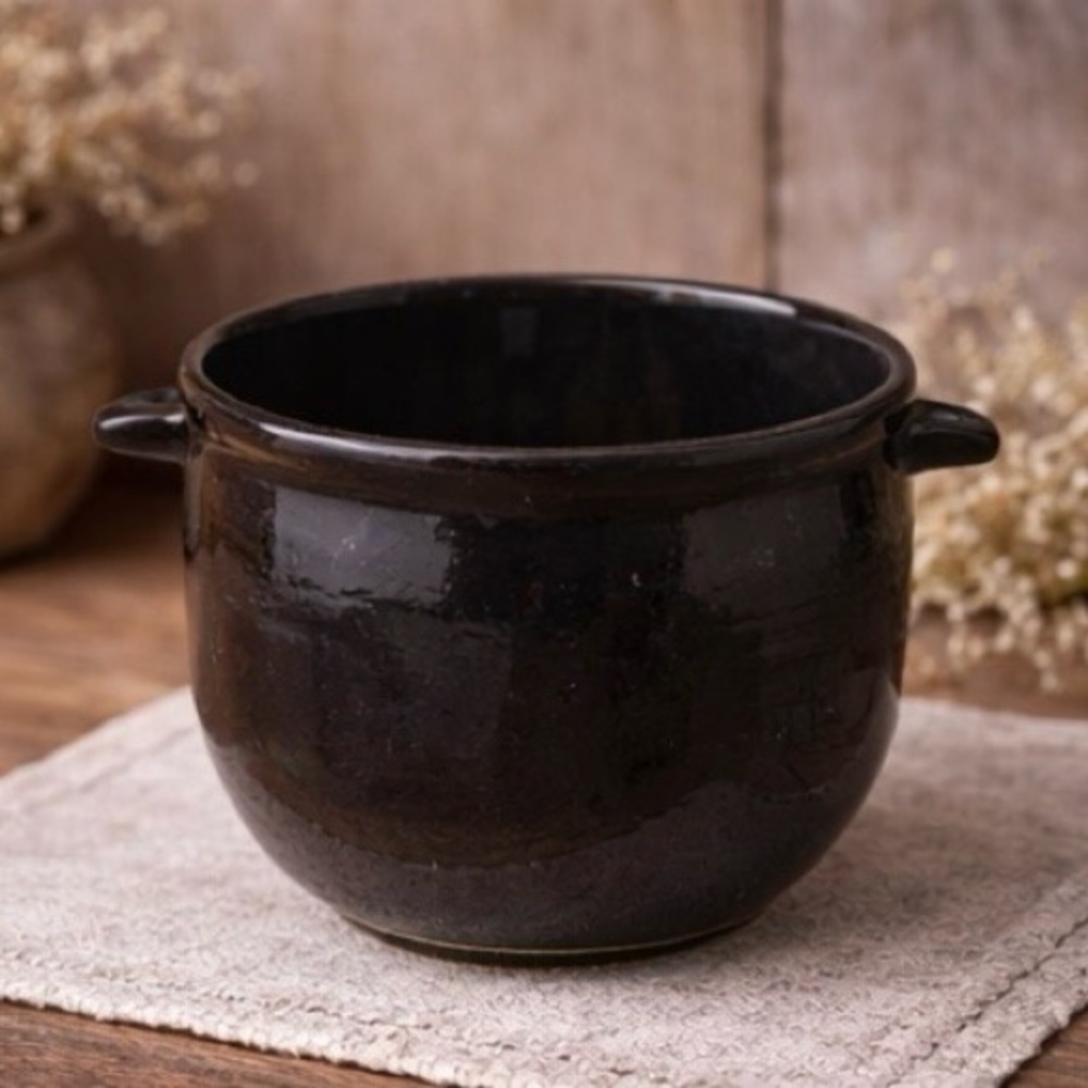 West Bend‎ Pottery Bean Crock Rustic Farmhouse Kitchen Decor